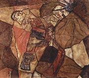 Egon Schiele The Death Struggle Sweden oil painting artist